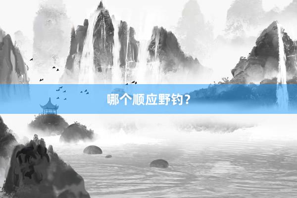 哪个顺应野钓？